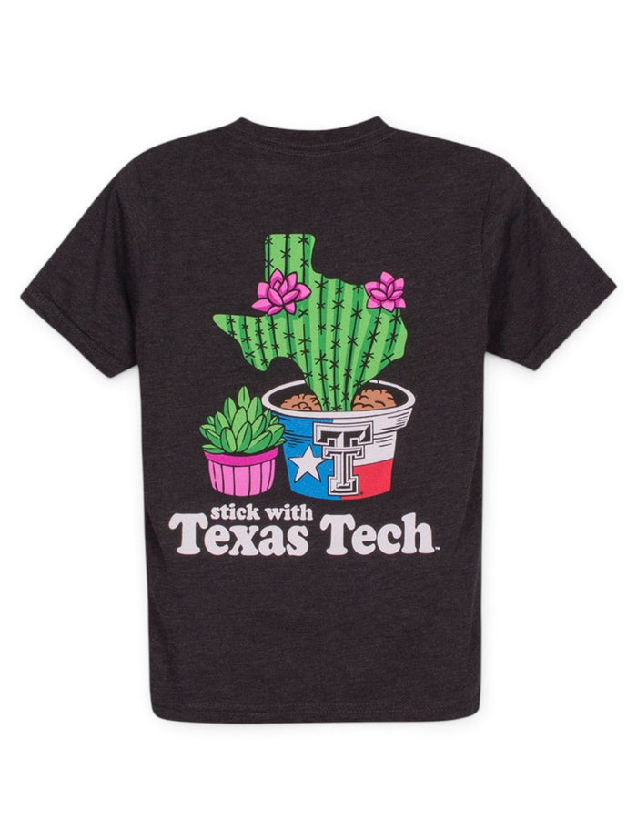 Texas Tech Red Raiders Stick with Tech YOUTH T-Shirt – Front view