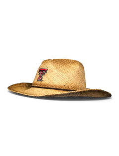 Texas Tech Red Raiders Straw Cowboy Hat – Front view