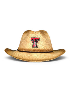 Texas Tech Red Raiders Straw Cowboy Hat – Side view