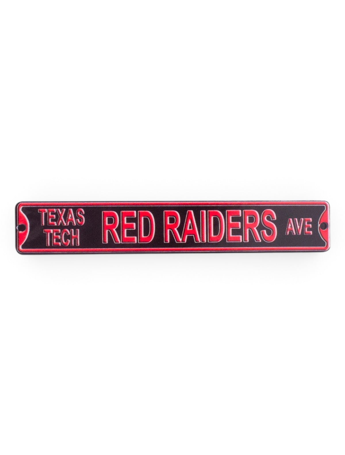 Texas Tech Red Raiders Street Sign Steel Magnet – Front view