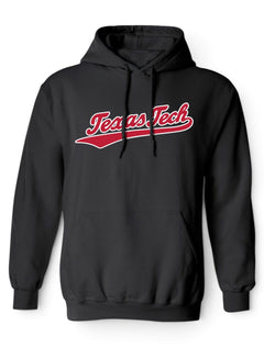 Texas Tech Red Raiders "Tail Script" Hooded Sweatshirt – Front view