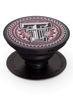 Texas Tech Red Raiders Tapestry Pop Socket Grip Stand – Front view
