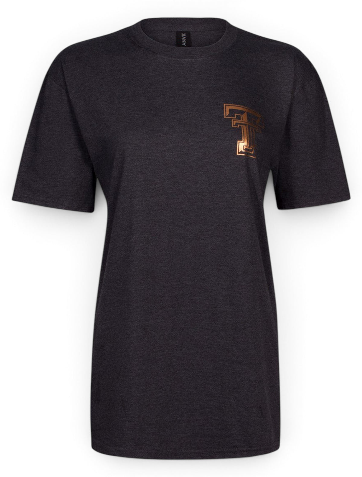Texas Tech Red Raiders "Tech Mom" Rose Gold Foil T-Shirt – Back view