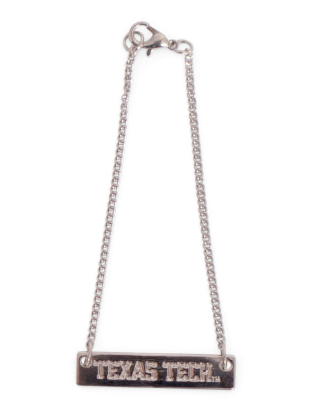 Texas Tech Red Raiders Texas Tech Bar Bracelet – Front view