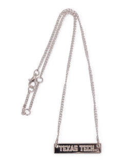 Texas Tech Red Raiders Texas Tech Bar Necklace – Front view