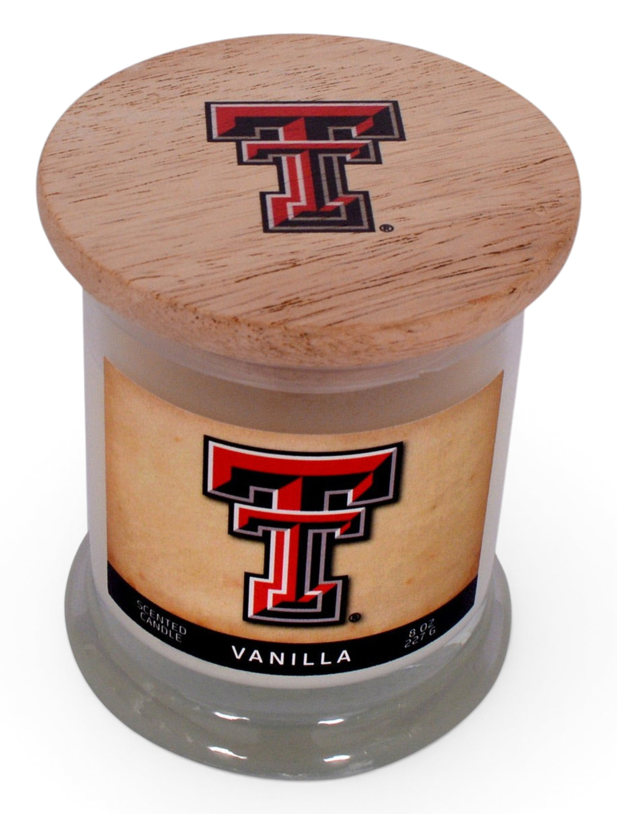 Texas Tech Red Raiders Texas Tech Vanilla Scented Candle – Detail