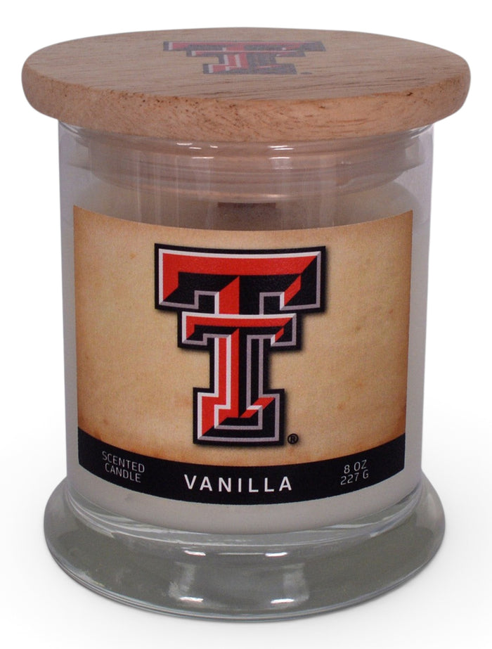 Texas Tech Red Raiders Texas Tech Vanilla Scented Candle – Front view