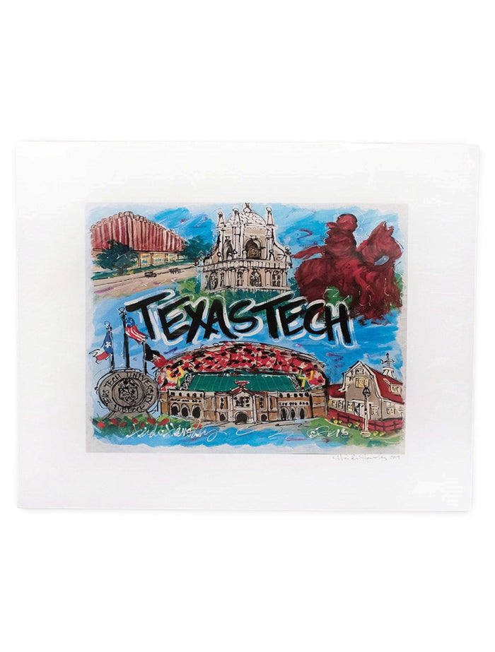 Texas Tech Red Raiders Traditions Collage 11x14 Print – Front view
