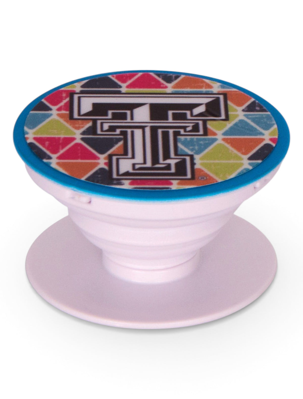 Texas Tech Red Raiders Triangles Pop Socket Grip Stand – Front view