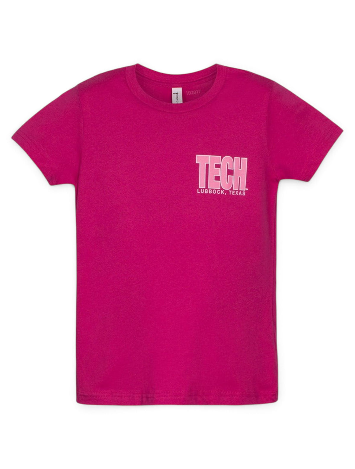 Texas Tech Red Raiders Unicorn Lubbock, TX TECH YOUTH T-Shirt – Back view