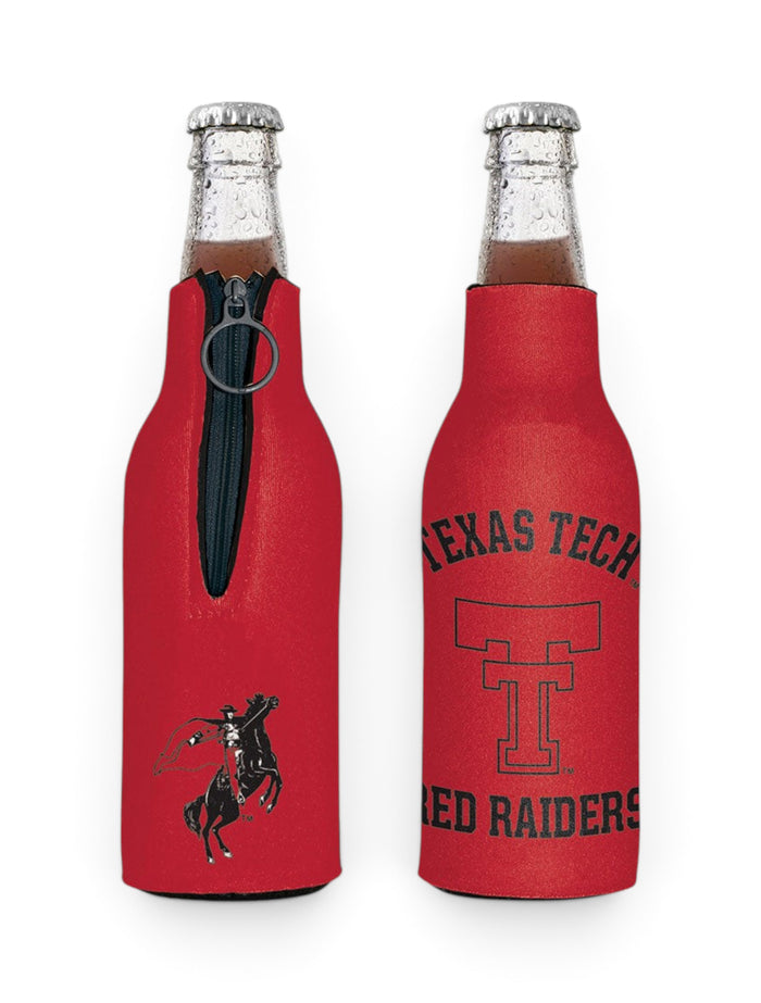 Texas Tech Red Raiders Vault "Rearing Rider" Bottle Cooler – Front view