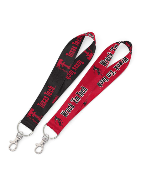 Texas Tech Red Raiders Vault "Reversible" Key Strap – Front view