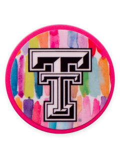 Texas Tech Red Raiders Watercolor Pop Socket Grip Stand – In room