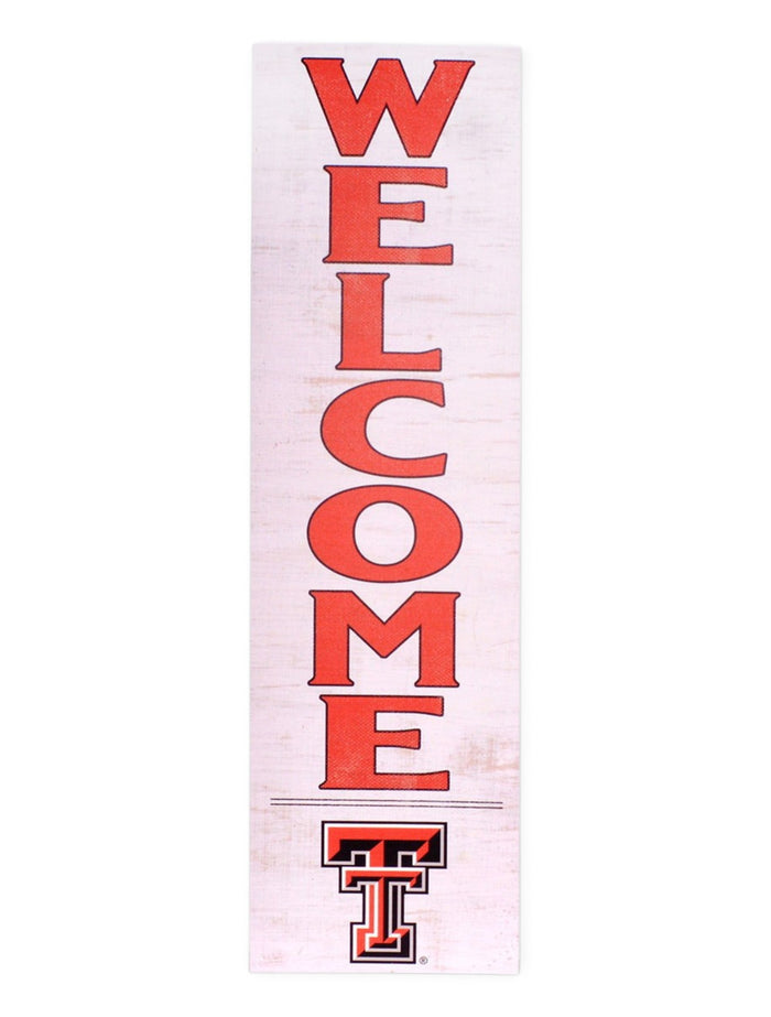 Texas Tech Red Raiders "Welcome"  Wall Art – Front view