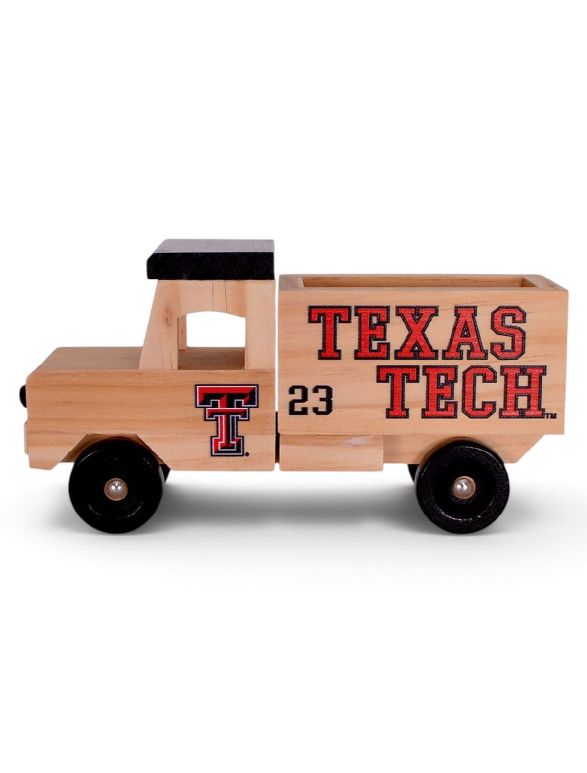Texas Tech Red Raiders Wooden Truck – Front view