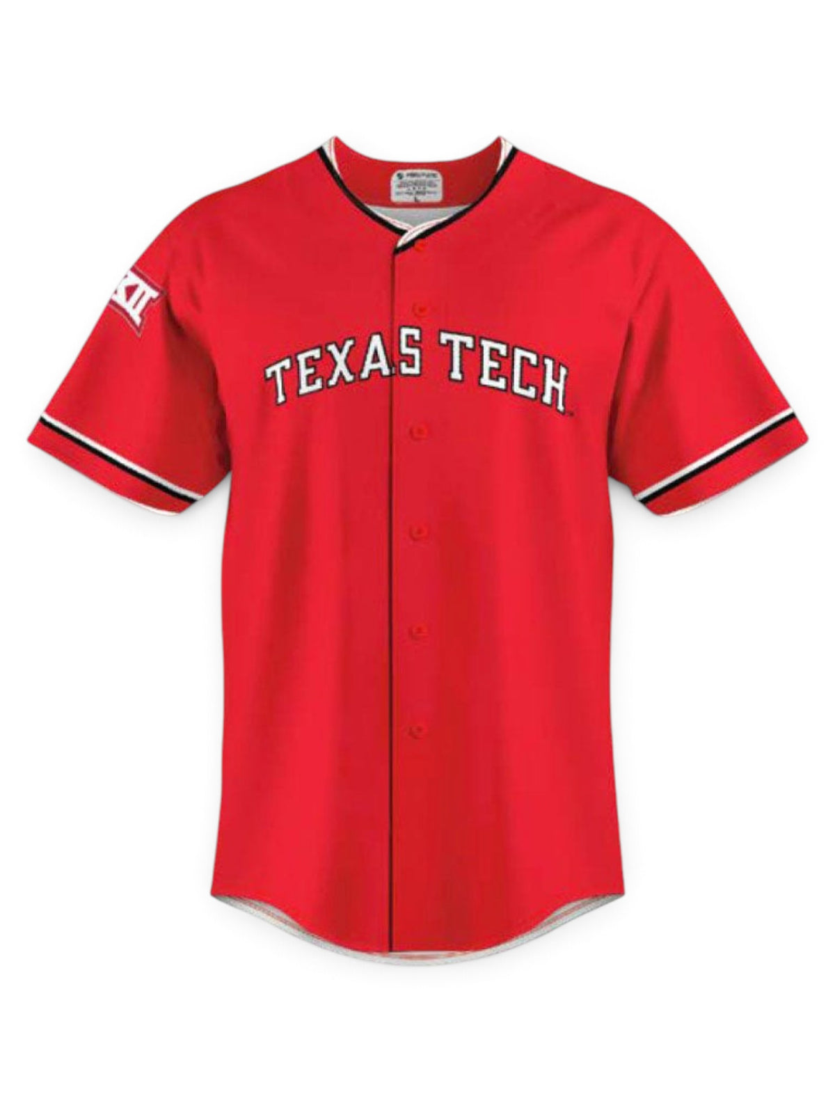 Texas Tech Red Raiders YOUTH Arch Replica Baseball Jersey – Front view