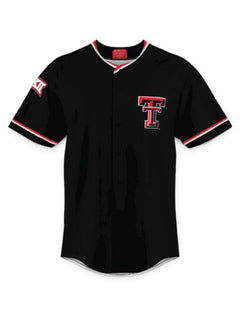 Texas Tech Red Raiders YOUTH Double T Replica Baseball Jersey – Front view