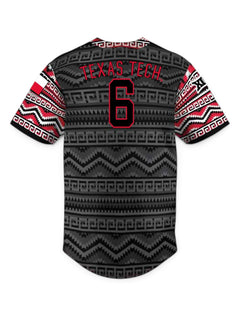 Texas Tech Red Raiders YOUTH "Tadlock Tribute" Saddle Blanket Baseball Jersey – Detail