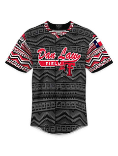 Texas Tech Red Raiders YOUTH "Tadlock Tribute" Saddle Blanket Baseball Jersey – Front view