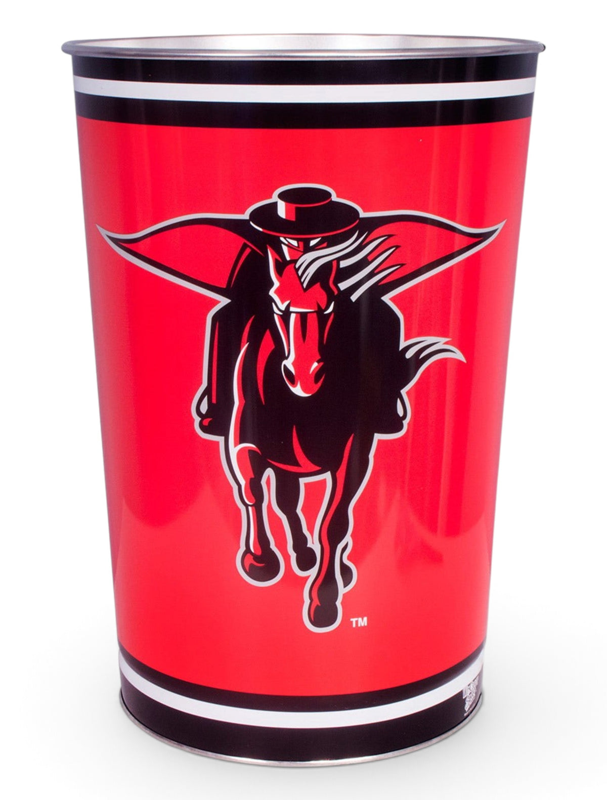 Texas Tech Red Wastebasket – Detail