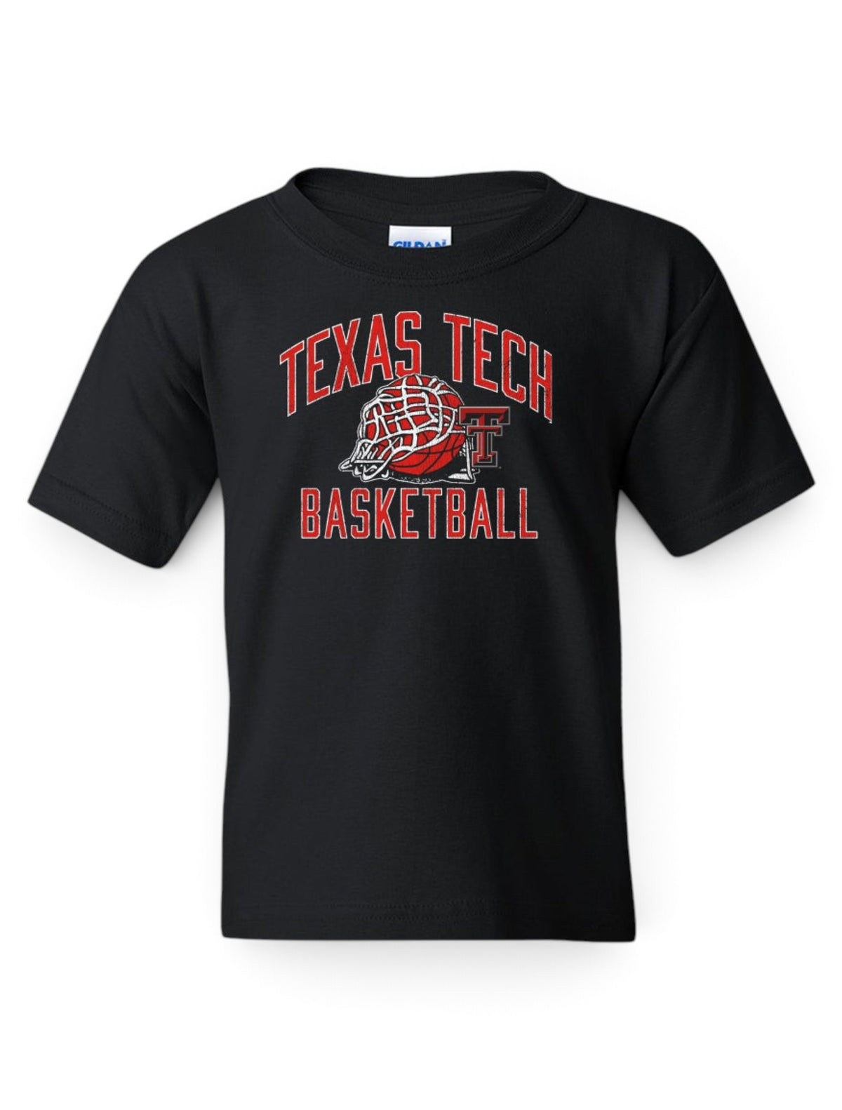 Texas Tech "Rip it" Basketball YOUTH T-shirt – Front view
