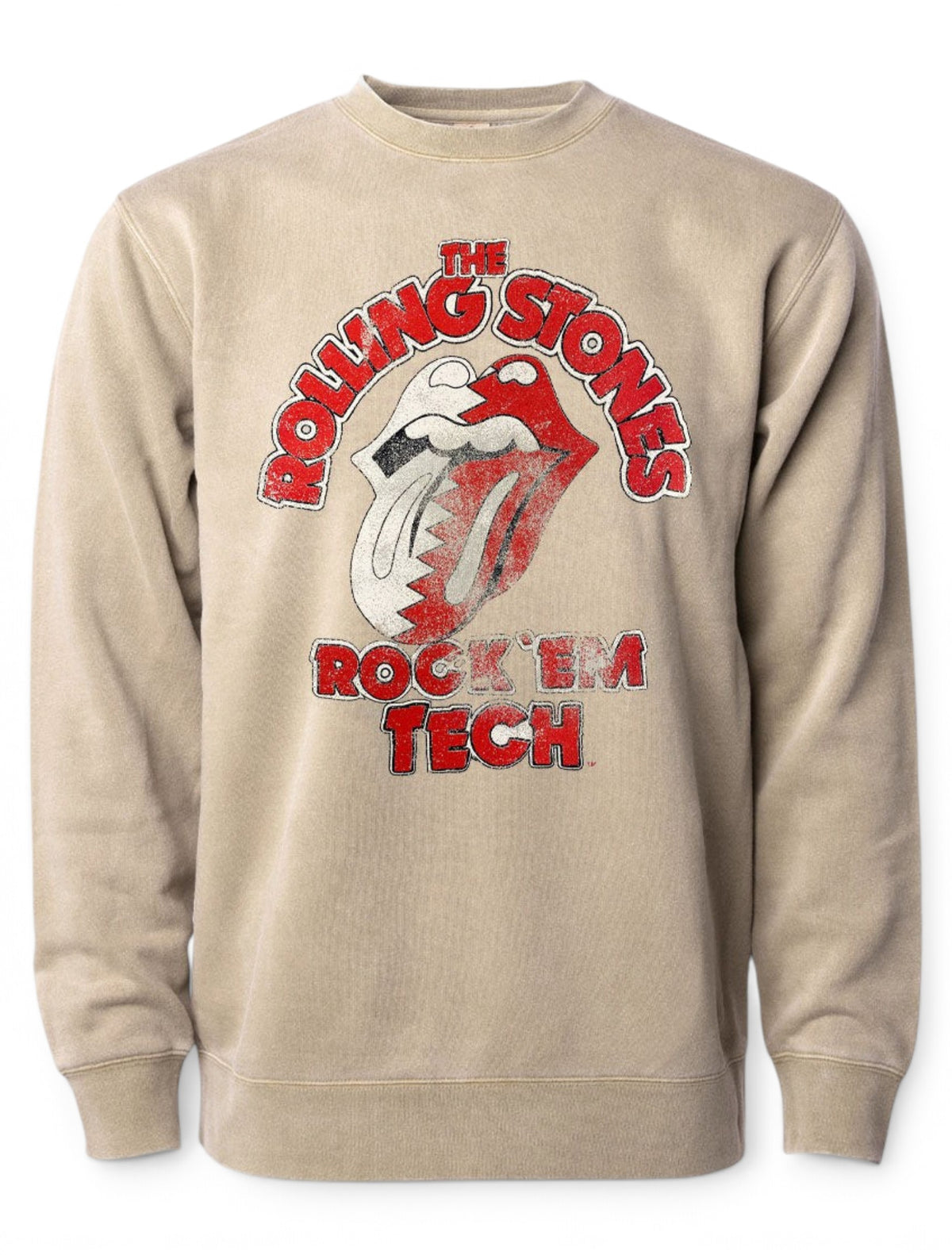 Texas Tech Rolling Stones "Rock'em Tech" Crew Neck – Front view