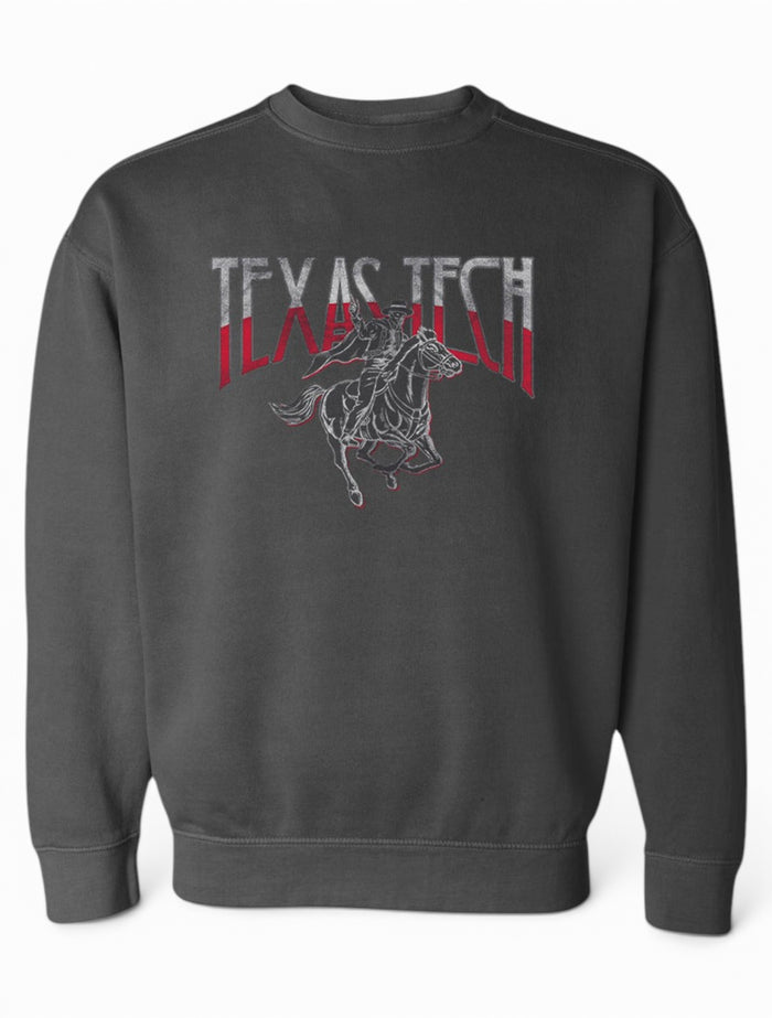 Texas Tech "Saddle Up" Crewneck Sweatshirt – Front view