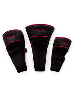 Texas Tech Set of Three Black Headcovers – Back view