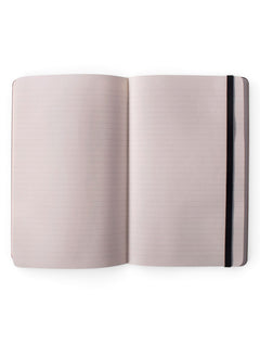 Texas Tech Silver Double T Black Moleskine Ruled Notebook – Detail