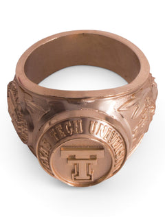 Texas Tech "Strive For Honor" Alumni Ring Paperweight – In room