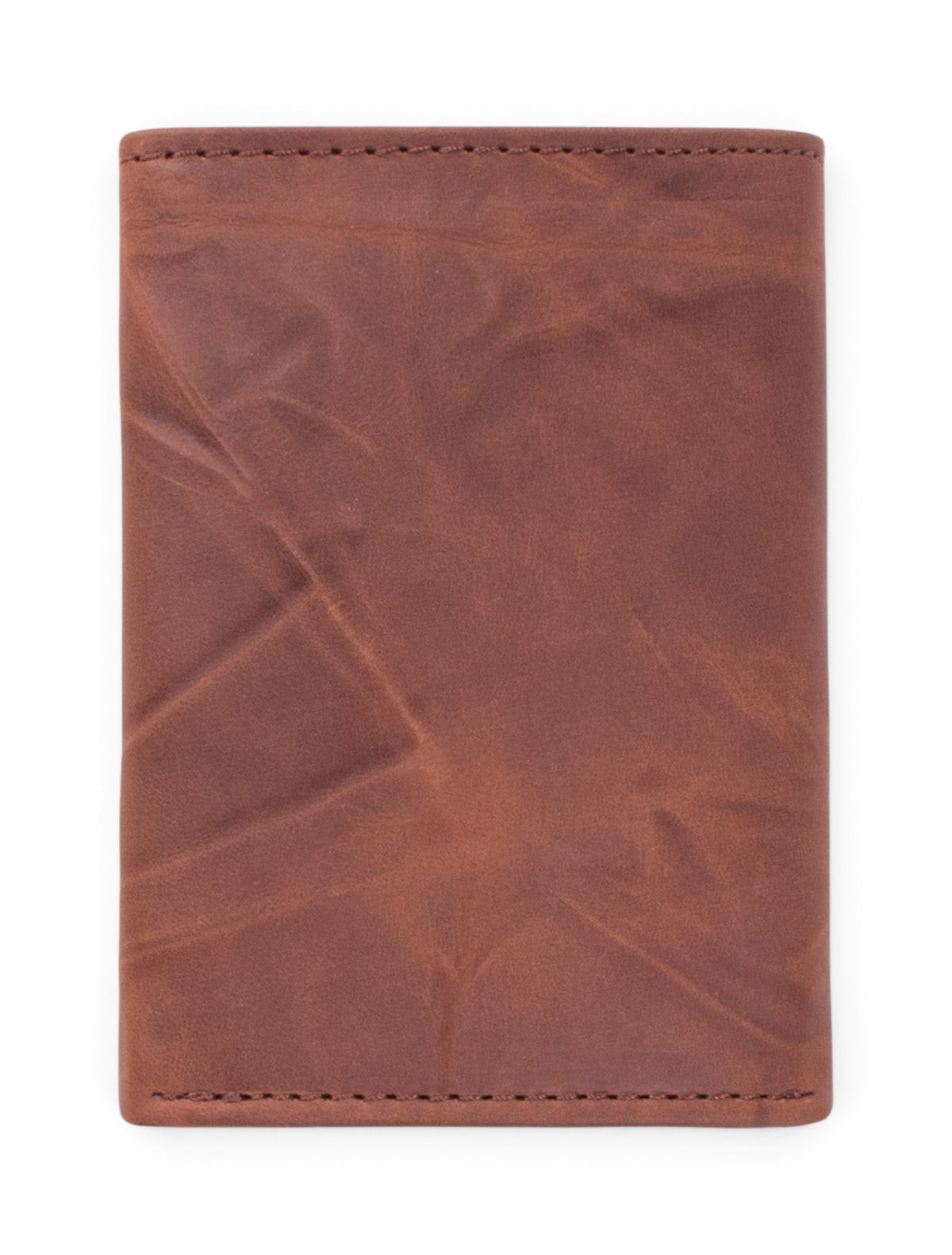 Texas Tech Tri-Fold Leather Wallet – Back view