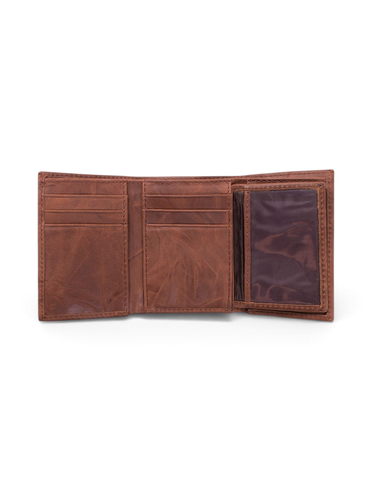 Texas Tech Tri-Fold Leather Wallet – Image 4 view