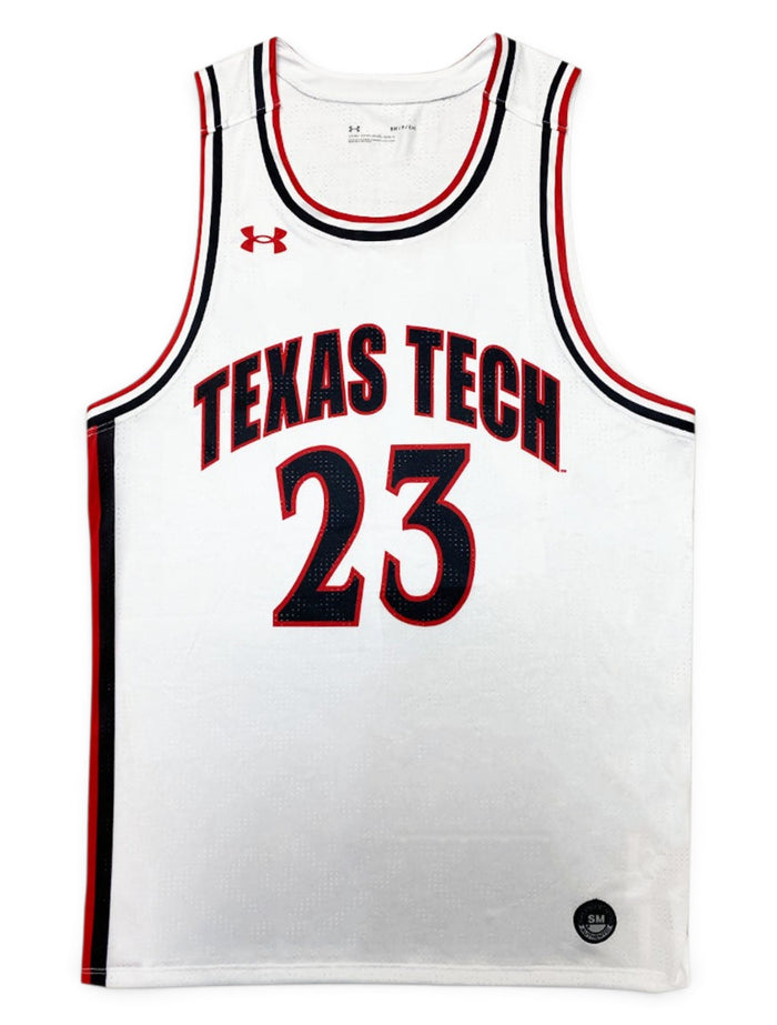 Texas Tech Under Armour "Retro" Basketball Jersey – Front view