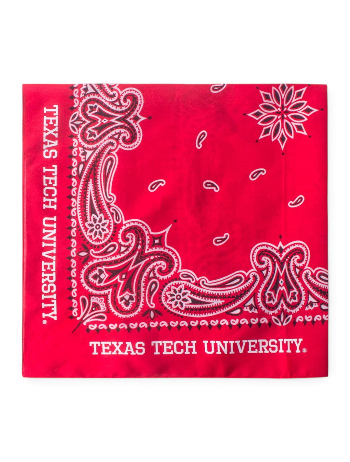 Texas Tech University Bandana – Red front view