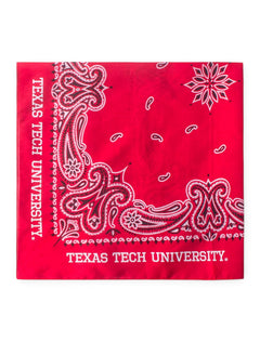 Texas Tech University Bandana – Red front view