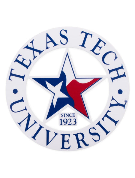 Texas Tech University State Star Decal – Front view