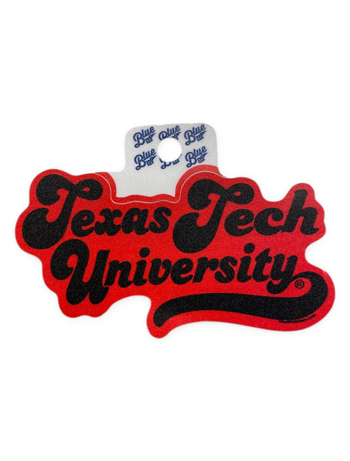 Texas Tech University Tail Decal – Front view