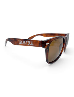 Texas Tech "Wayfarer" Sunglasses – Brown detail
