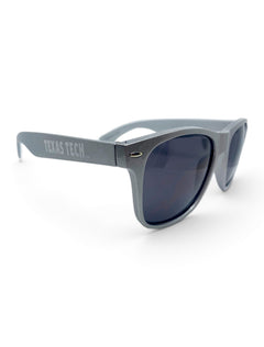 Texas Tech "Wayfarer" Sunglasses – Grey front view
