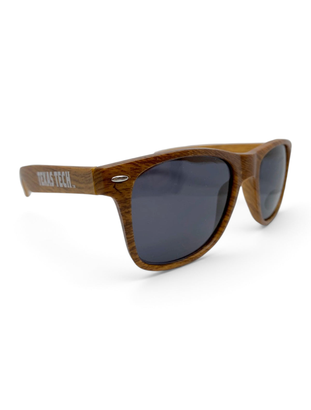 Texas Tech "Wayfarer" Sunglasses – Tan front view