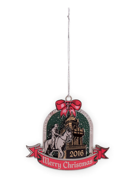 Texas Tech Will Rogers & Belltower 2016 Collector's Ornament – Front view