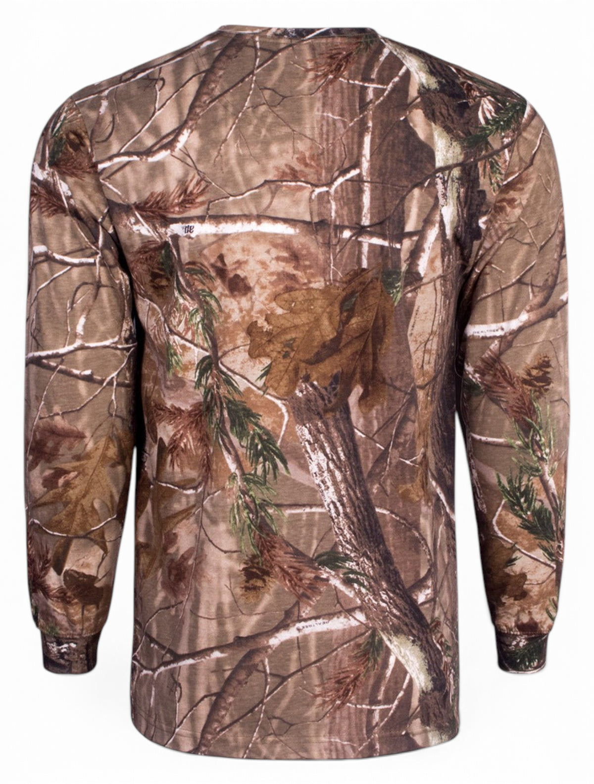 Texas Tech with Double T on Camo Long Sleeve – Back view