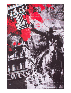 Texas Tech Wreck 'Em Canvas Art – Front view
