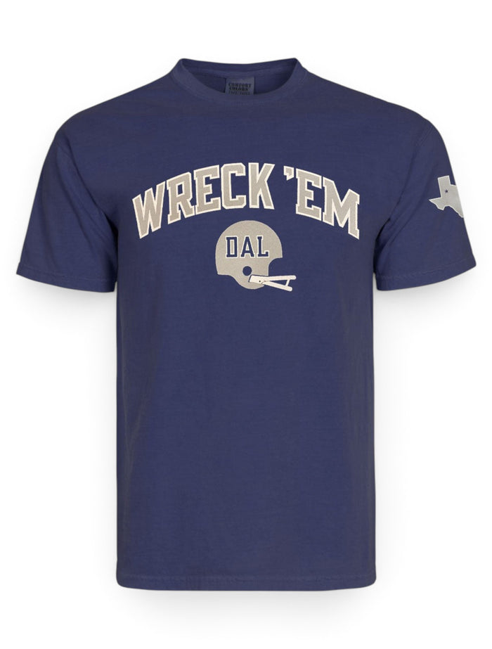 Texas Tech "Wreck'Em Dallas" Comfort Color T-Shirt – Front view