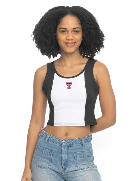 Texas Tech women’s crop tank

Texas Tech colorblock top

Double T athletic tank top

Texas Tech stretch crop top

Red Raiders black and white crop

Texas Tech game day outfit for women

Texas Tech fitted tank top

NCAA women’s Texas Tech activewear

Texas Tech sporty crop tank

Texas Tech sleeveless top for women