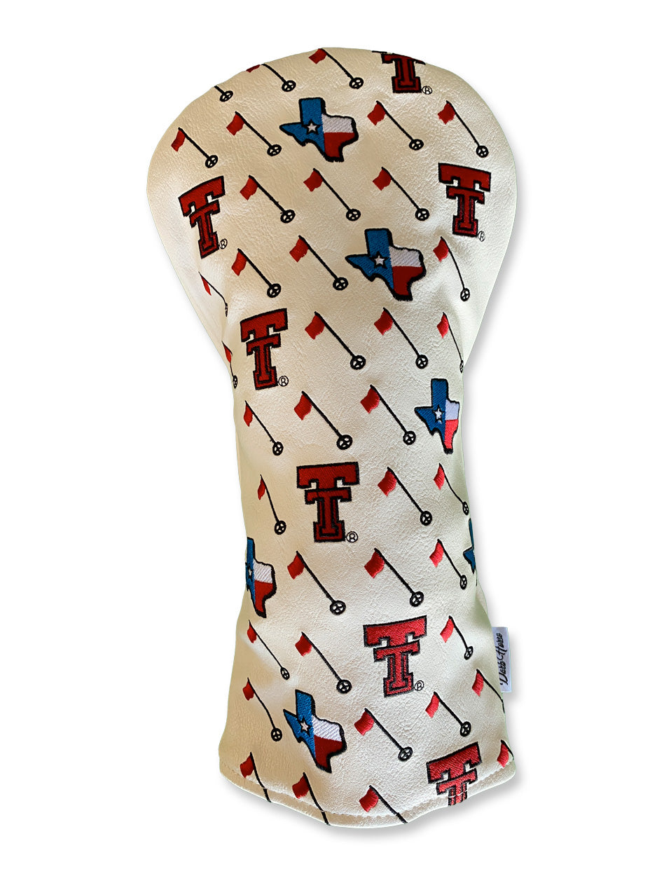 Texas Tech Dark Horse "Texas Flagstick" Golf Driver Head Cover