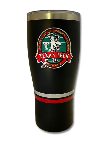 Texas Tech "100 Year Football" Black 20oz Tumbler