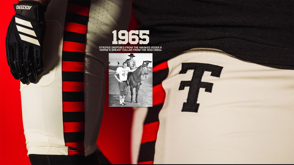 Adidas Texas Tech Youth 100 Year Jersey