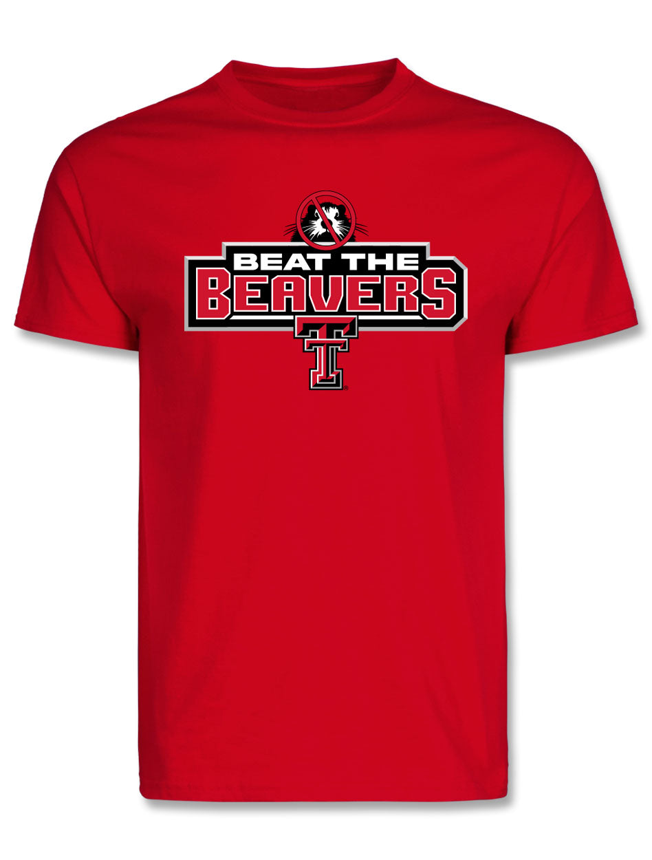 Texas Tech vs. Oregon State 2025 "Raider Power" Energy Gameday Red T-Shirt