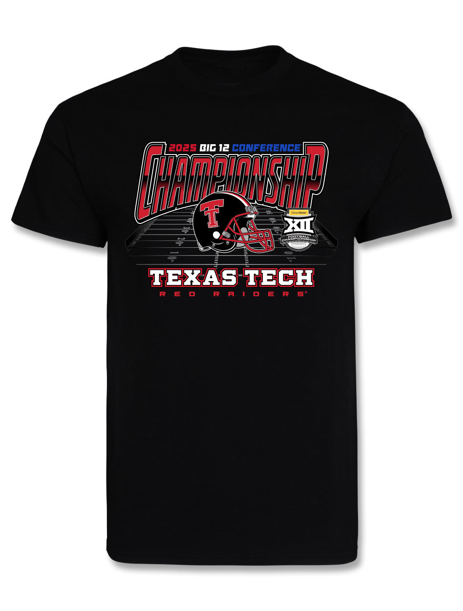 Texas Tech BIG 12 Championship T-Shirt- Pay Dirt- BLACK